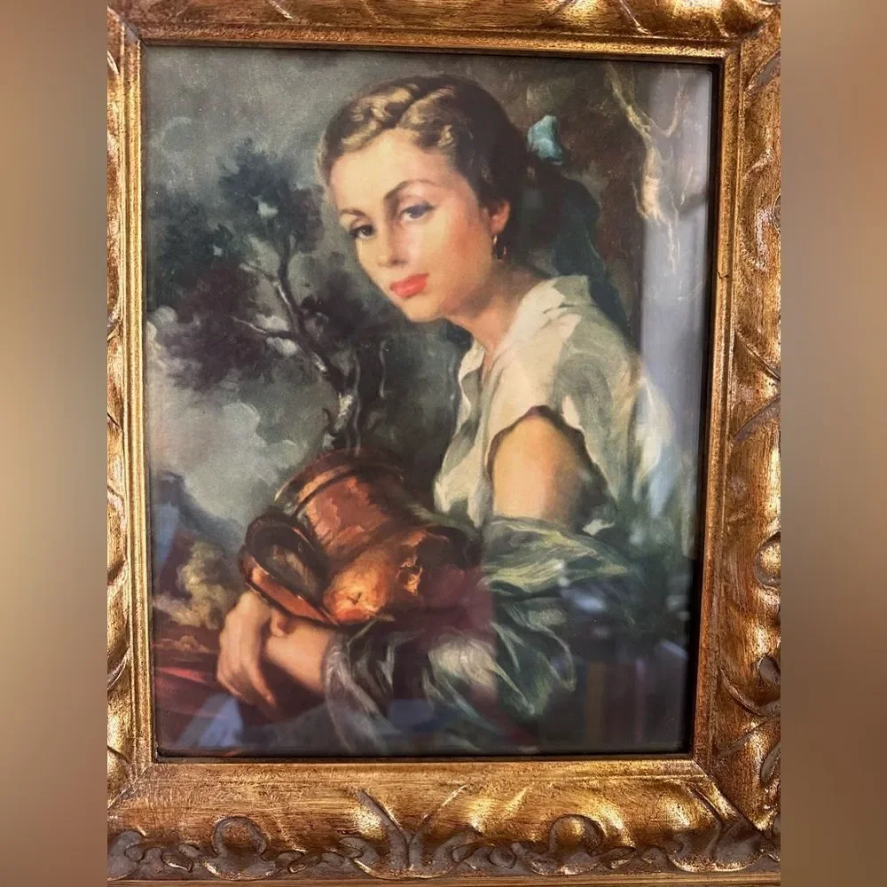 4 Prints Custom Framed Unknown Artist